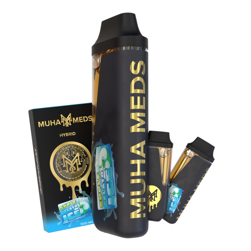 Apple Gelato Ice Muha Meds Disposable 2000MG