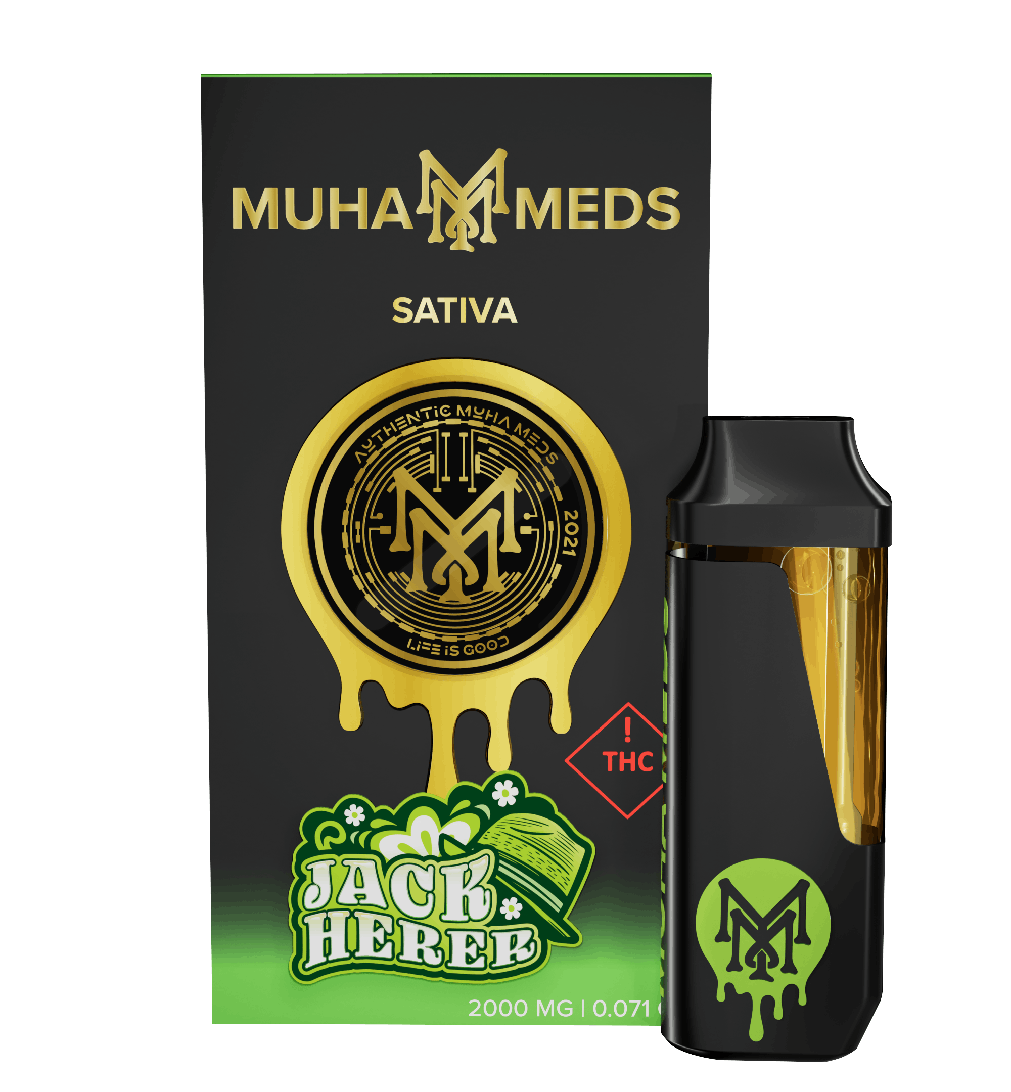 Jack Herer Muha Meds Disposable 2000MG Jack Herer Muha Meds Disposable 2000MG